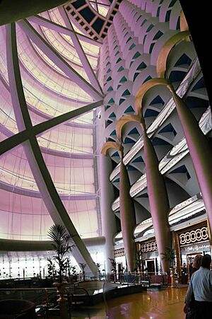 Burj al Arab lobby March 2008panob