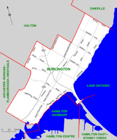 Burlington (riding map)