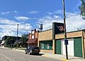 Business District Main Ave at Hollis Street, Murdock, Minnesota