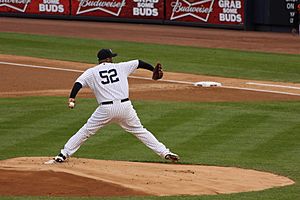 CC Sabathia pitching against Orioles in Game 5 of ALDS 10-12-12 (2)