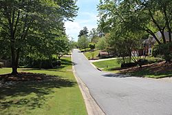 A subdivision in East Cobb