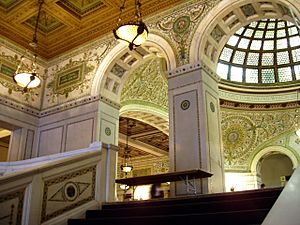 Chicago Cultural Center - Grand Staircase and Preston Bradley Hall