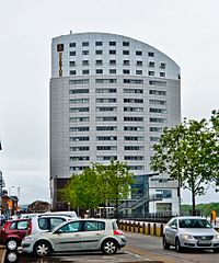 Clayton Hotel Limerick viewed from Steamboat Quay.