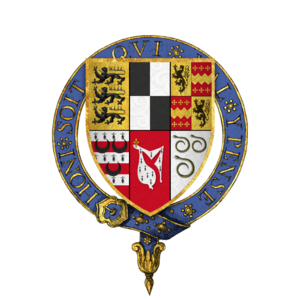 Coat of arms of Sir Nicholas Carew, KG
