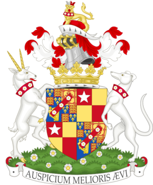 Coat of arms of the duke of Saint Albans.png