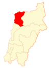 Map of Chañaral commune in the Atacama Region