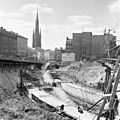 Constructing the Stockholm Metro in 1957
