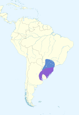 Cyanoloxia glaucocaerulea map.svg