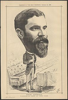 Deakin caricature 1886