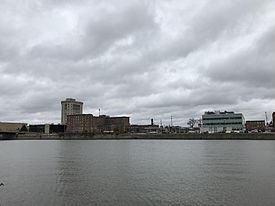 Downtown Saginaw as viewed from the Saginaw River