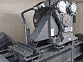Elevator motor in machine room