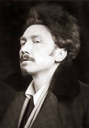 Ezra Pound by EO Hoppe 1920