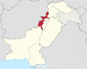 Location of the Federally Administered Tribal Areas