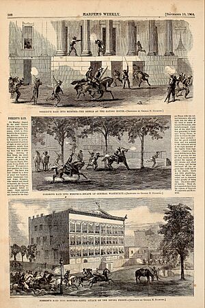 Forrest's Raid - Harper's Weekly - September 10, 1864