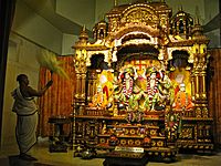 Gaura Nitai shrine at ISKCON temple, Delhi