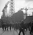 Glasgow Shipyard- Shipbuilding in Wartime, Glasgow, Lanarkshire, Scotland, UK, 1944 D20847