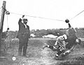 Glenn Warner, Jim Thorpe tackling a dummy