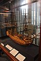 HMS Victory model at Monmouth Museum, Wales, image 2