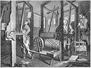 Hand-loom weaving