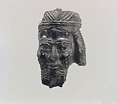 Head of a male figure Assyrian ca. 8th–7th century BCE