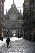 Historic downtown of Rennes, France