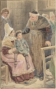 Illustration for "Little Peter- A Christmas Morality for Children of Any Age" MET DP800819