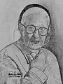 Jane Drew - A pencil sketch by Sarbjit Bahga