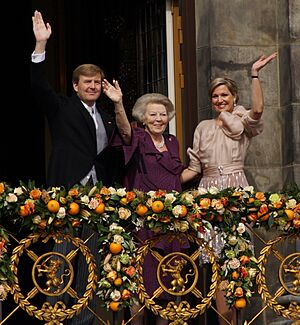 King Willem-Alexander, Princess Beatrix and Queen Maxima