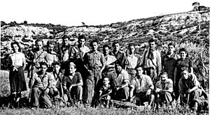 Lagnes Groupe franc de Jean Garcin au maquis du Chat en 1944