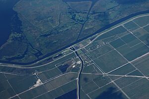 Aerial view of Lake Harbor, Florida