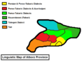 Linguistic Map of Alborz Province