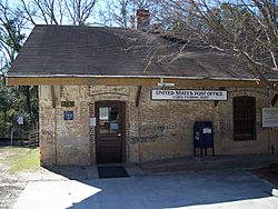 Old Lloyd Railroad Depot, now the area's post office