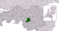 Map - NL - Municipality code 0823 (2009)