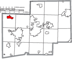 Location of Canal Fulton in Stark County