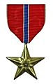 Medal with bronze star