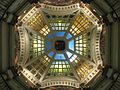 Monroe County Courthouse in Bloomington, dome interior from floor