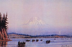 Mount Rainier by Cleveland S. Rockwell, 1891