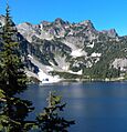 Mount Roosevelt from Snow Lake