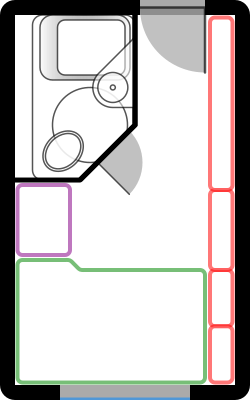 Nakagin floor plan