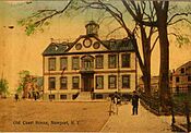 Newport RI Courthouse postcard