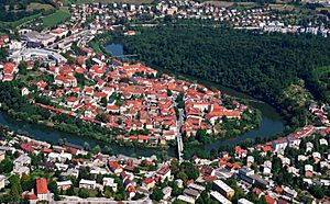Novo mesto - letalski posnetek