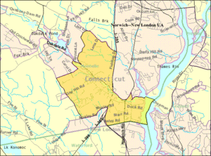 Census Bureau map of the CDP