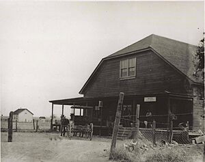 Del Sur store and post office, 1900s