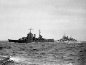 PQ17 HMS London and USS Wichita