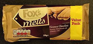 Pack of Fox's Melts Viennese Chocolate