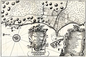 Plano del El Callao en 1744 - AHG