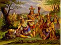 Pocahontas-saves-Smith-NE-Chromo-1870