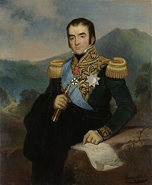 Posthumous Portrait of Herman Willem Daendels, Governor-General of the Dutch East Indies - Rd Saleh