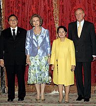 President Arroyo with the King and Queen of Spain (2006)