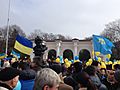 Pro-Ukrainian demonstration in Simferopol, 2014